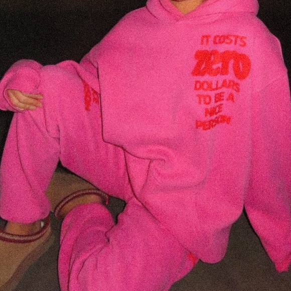 The Mayfair Group Tops - The Mayfair Group It Costs $0.00 To be A Nice Person Hoodie